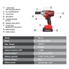 Andere elektrische gereedschappen Wosai MtSeries 600 nm 20V Brushless Electric Slows Socket Liion Batterij Draadloze impact voor autobanden 221202