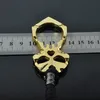 Självförsvarsnyckelringar Emergency Escape Broken Window Tool Personal Safy Talon Skull Keychain Charm Car Keychain 4 Färger