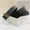 Elegant Designers Belts For Woman Gold Silver Buckle Width 3.5cm Cowhide Leather Belt 5 Colors Needle Buckle Letter Lo 22120304