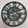 Decorazioni da giardino Decorazione da parete per esterni Orologio Resina impermeabile Silenzioso Grandi orologi Vintage Nordic Creative Living Room Decor 2022