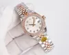 Women's watch automatic machine 31mm stainless steel gold strap diamond designer watch waterproof elegant simple atmosphere