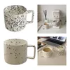 Mugs Nordic Ceramic Coffee Mug Tea Cup Dotted Drinkware Couple Gifts Water For Latte Espresso Holiday