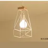 Pendelleuchten Küche 1 Stück Holz Stahl für Esszimmer Bar Eisen einzelne LED-Lampe amerikanische Laterne E27 Licht Home Beleuchtung