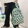 Schultaschen Japanischer Plaid-Rucksack Koreanische große Kapazität Schülerschultasche Campus-Streifenstil Modische Mädchen-Reisetasche Wasserdicht 221203