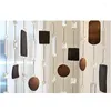 Cortina 10m/lote de couro Cristal Breads Metal Cades Metal Home Decoration Partition Withing Customized