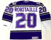 カスタマイズされたヴィンテージ1999-02 LA＃20 Luc Robitaille CCM Jersey＃4 Rob Blake Home Away Black White Jersey