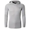 Men's T Shirts Jeansian Upf 50 UV Sun Protection Outdoor Long Sleeve Tee Shirt Tshirt Tirt Beach Summer LA271 Lightgray 221202