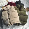 Gilet da uomo Giacca ispessita Autunno Inverno Gilet casual Versione coreana Coppia velluto a coste Cotone caldo senza maniche 221202