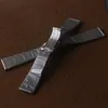 Toppkvalitetsklocka Band 316L Rostfritt st￥l Watchband f￶r Breit Ling Strap armband f￤llande sp￤nne 22mm 24mm Full Silver Belt Ban2708