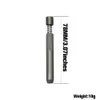 Portable Metal Pipes One Hitter Bat Spring Pipe 78MM Aluminum Snuff Snorter Tube Dugout Tobacco Herb Pipes