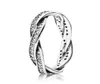 100 925 Sterling Silver Farmling Ed Lines Ring Original Box for Pandora 18K Rose Gold CZ Diamond Luxury Designer Women Ring4279172