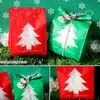 Gift Wrap 50pcs Packing Bags Christmas Bag Snowflake Tree Baking Wrapping Packaging Candy Boxes for Home Xmas Decorations 221202