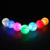 Golf Balls Crestgolf Ball with 3pcs6pcs10pcs30pcsPack Night Glow Light LED Ball-Six Color for Your Choice 221203