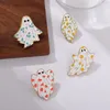 Brooches Coconal Enamel Pins Custom Halloween Spooky Ghost Lapel Badges Cartoon Funny Jewelry Gift For Kids Friends