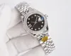 Reloj de moda para mujer, maquinaria automática, reloj de diseño resistente al agua con diamantes de acero inoxidable de 31mm