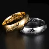 Mode Gold Brief Band Ringe Bague für Dame Frauen Party Hochzeit Liebhaber Geschenk Verlobungsschmuck mit BOX