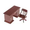 Kitchens Play Food 112 Dollhouse Miniature Drawer Desk Chair Office Study Room Furniture Decor 221202