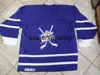 Maglia da hockey Custom Vintage Labatt Blue Baeur s cucita CCM lettere patch qualsiasi nome il tuo numero taglia S-6XL