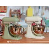 مطابخ تلعب الطعام 16 Metal Mixer Chef Machine Model Model Model Kitchen Dollhouse Furniture Association for Dolls OB11 BJD LOL Blyth Kid Cooking Toys 221202