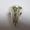 Solid Sterling Silver Rings 925 18 mm Blue Topaz Cerise Ring For Women Design Brand Sieraden Kerstcadeaus