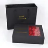 Emballage cadeau savon fleurboîte cadeaucadeau sac de transport anneau boucle d'oreille collier bijoux fenêtre boîte de rangement fête de mariage saint valentin cadeaux artisanat 221202