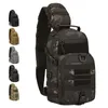 Sacs de plein air Protecteur Plus Tactique Sling Poitrine Pack Molle Militaire Nylon Épaule Hommes Bandoulière Randonnée Vélo 221203