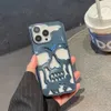 Skull Skeleton Pating Mobile Phone CoSs voor iPhone14 14Plus 13Pro 11 12Pro Max Protection TPU Achteromslag