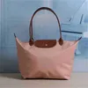 Nytt franskt toppläder Longxiang Bag Women039S nylon Långhandtag Dumpling Folding Tote1547211