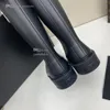 High Quality High Boots Designer Knee Rainboots Boot Fashion Women CCity Winter Channel Sexy Warm Shoes dfgfcv
