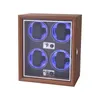 Watch Winders Winder For Automatic es Box Mechanical es Rotator Holder Wood Case Winding Cabinet Storage Luxury Display Boxes 221202