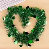 Christmas Decorations Colorful Garland Wire Tinsel Hanging Rattan Tree Ornament Decoration Xmas Birthday Party RibbonDecor