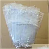 Packing Bags Hair Extensions Pvc Plastic Package Bags Packing With Pothhook 1226Inch For Wefts Tape Button Drop Delivery Office Scho Dhoim