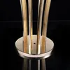 最新の8腕の結婚式の装飾金属キャンドルホルダーセンターピース卸売ゴールデンカンデラブロ