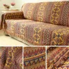 Blanket Winter Cotton Woven Line Sofa Towel Knitted Thickened Warm Bohemian Boho Throw On Bed Travel Bedspread 221206