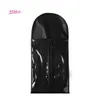 Packing Bags Black Hair Extension Packing Bag Carrier Storage Wig Stands Extensions For Carring And Drop Delivery Office School Busi Dhwzq
