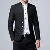 Men's Suits Blazers Suit 3 Piece Set Slim Fit Jacket Pants Vest Wedding Banquet Male Stand Collar Solid Color Business Casual Blazer Coat 221202