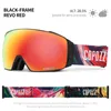Kayak Goggles Copozz Manyetik Polarize Çift Lens Erkek Kadın Kadın Anti-Fog Gözlükleri UV400 Koruma Snowboard İng Gözlük 221203