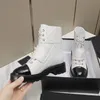 Chanells tornozelo mini botões de canal casual designer super neve botas de plataforma de neve