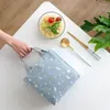 Dinnerware Sets 20 13 19cm Portable Lunch Bag Thermal Cooler Handbag Bento Pouch Dinner Container School Storage Bags Box Insulated Tote