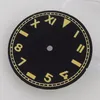 Watch Repair Kits 29MM Black Coffee Dial Face Luminous Index Fit NH35 NH36 MIYOTA 82 Series ETA 2836 2824 Automatic Movement