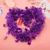 Christmas Decorations Colorful Garland Wire Tinsel Hanging Rattan Tree Ornament Decoration Xmas Birthday Party RibbonDecor