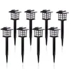 Decorazioni da giardino 2468pcs Led Solar Pathway Lights Lampada da esterno impermeabile per GardenPaesaggioCortilePatioVia carrabileWalkway Lighting 221202