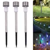 5PCS Słoneczne LED LEAD LEGNING Garden Outdoor Road Schody Lampa ze stali nierdzewnej Dom