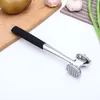 Tenderizer Mallet Sturdy Beef Lamb Minced Home Kitchen Stainless Steel Steak Pounders Softener Meat Hammer CPA4477 Ss120