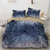 Bettwäsche-Sets Luxus 3D Europa Königin König Doppel Bettbezug Leinen Bequeme Decke Quilt Set Nordic Lila 221206