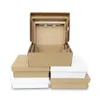 ギフトラップペーパーボックス配達段ボールパッケージ空白のカートンビジネスメーリングシューズ5PCS 221202
