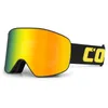 Óculos de esqui com óculos profissionais homens homens anti-gole cilíndrica neve ing Proteção UV Inverno adulto esporte snowboard gafas 221203