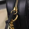 디자이너 Marmont 핸드백 여성 가방 숄더 가방 클래식 클러치 지갑 가죽 가방 먼지 가죽