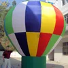 ballon au sol gonflable coloré d'air chaud de 6m pour la publicité