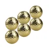 Golf Balls CRESTGOLF 6 Pcs Two Layer Golden Practice Training Pieces As Gift 221203